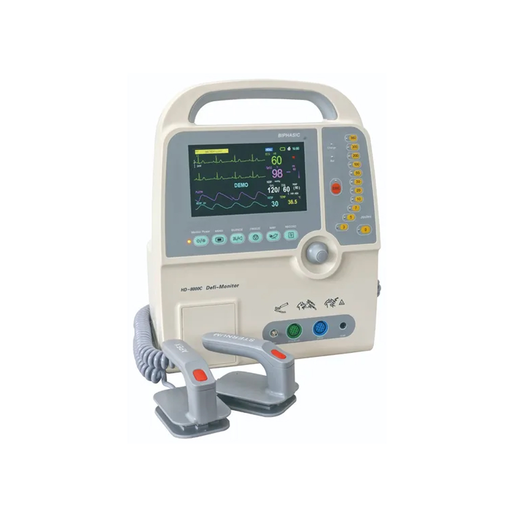 Biphasis Defibrillator Monitor With AED & Patient Monitor Capability - Image 3
