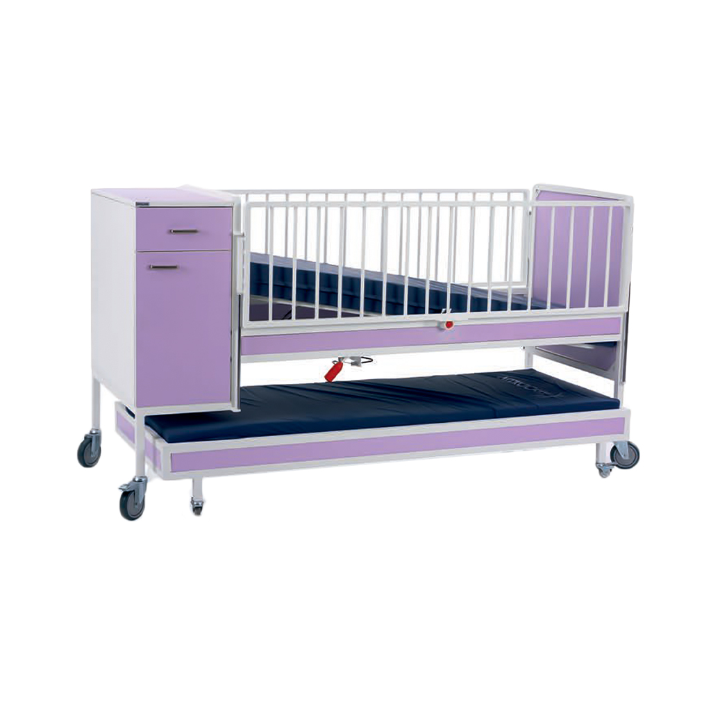 Nitrocare Manuel Pediatric Bed with Companion Bed