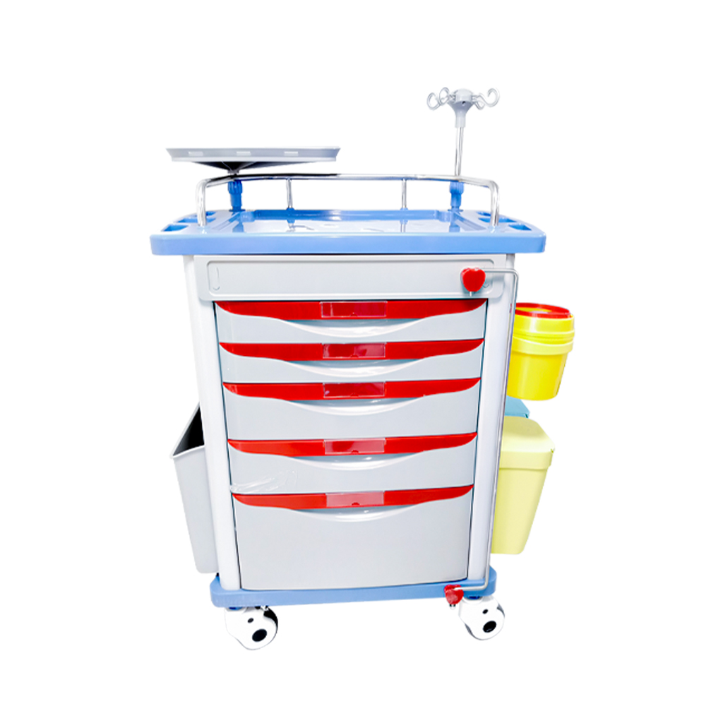 Emergency Trolley/Crash Cart with Seals