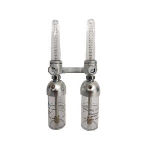 Tech am flowmeter dual with wall probe bs standard & regulator aluminium top