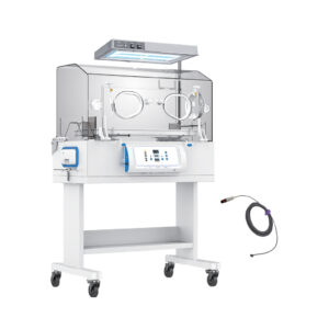 infant incubator(2-hole) with skin sensor + photherapy unit bbp-400a