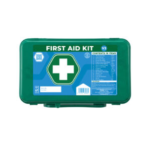 first aid box plastic (green)
