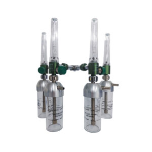 Tech am Flowmeter Quadrupal with Wall Probe Bs Standard & Regulator Aluminium Top