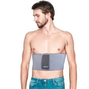 6'' Rib Belt Grey Standard