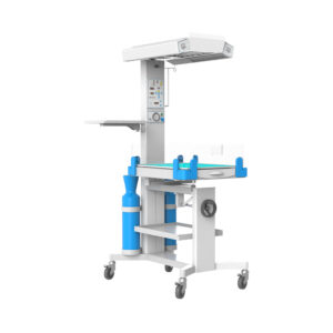 infant radiant warmer with inbuilt x-ray tray + suction (built-in) + 2pcs oxygen cylinder with holder