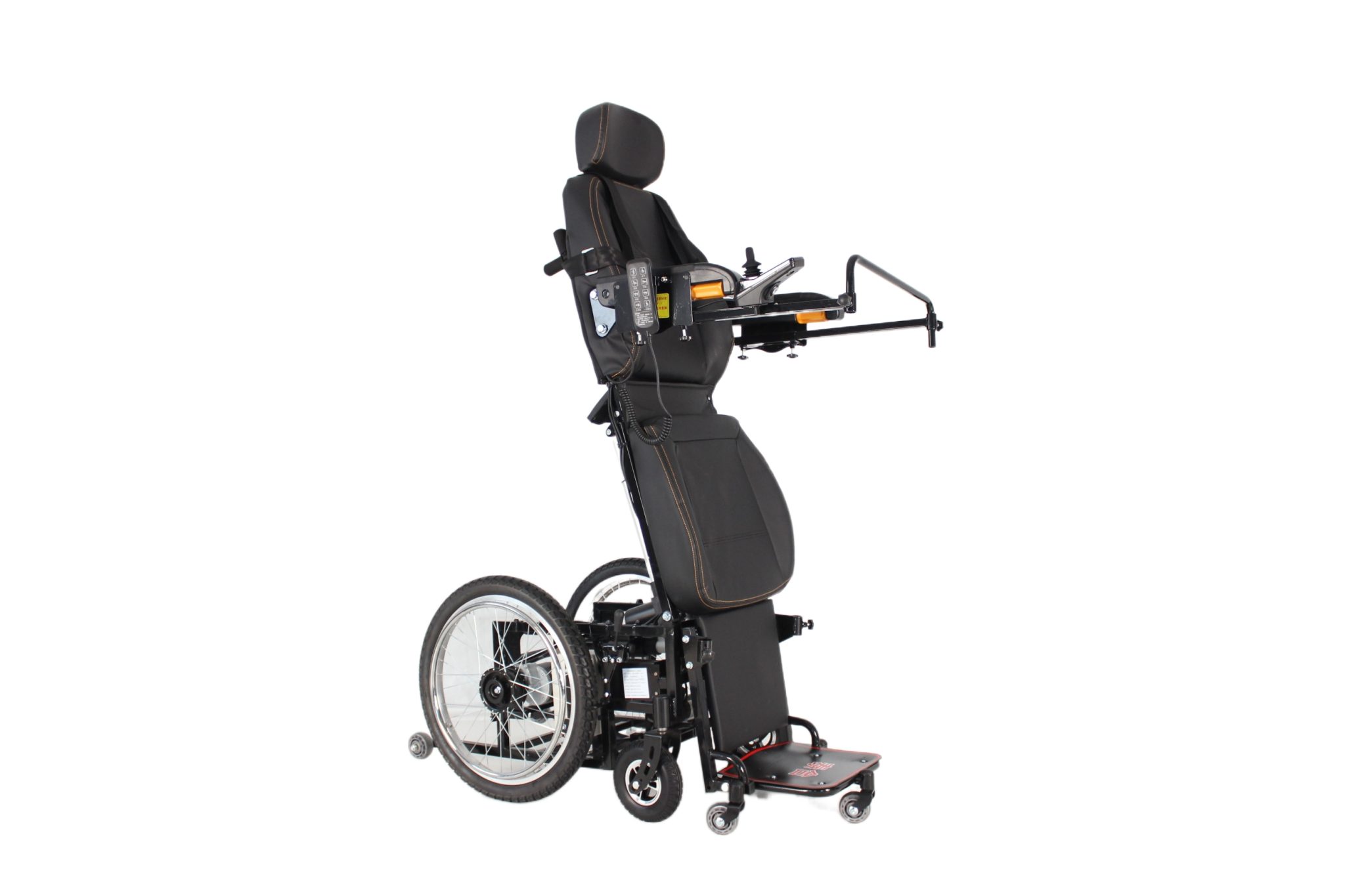Electric standing wheelchair