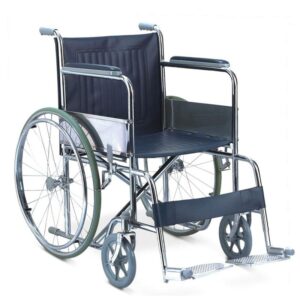 Chrome plated standard wheelchair
