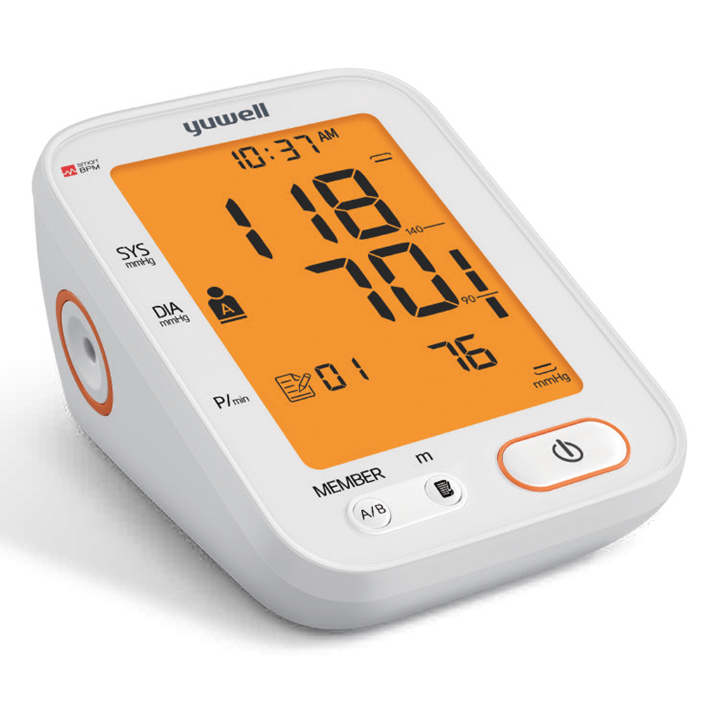 Yuwell Blood Pressure Monitor YE680B with Voice & Backlit Function