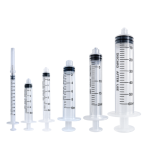 Clickoject 3 Part Luer Lock Syringes