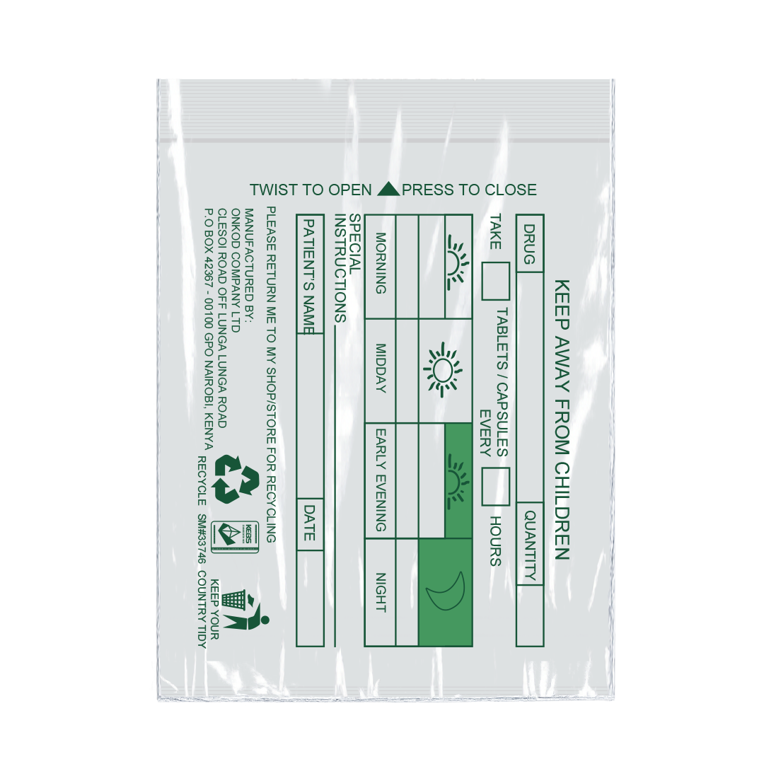 Polythene Medicine Envelopes
