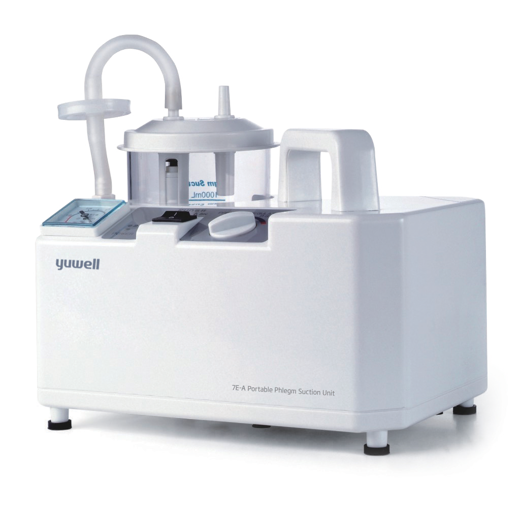 Yuwell Portable Suction Machine 7E-A with 17L/Min Flow Rate