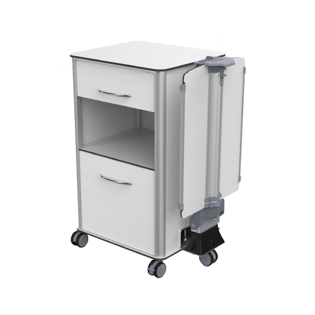 Bed Side Cabinet with Overbed Table