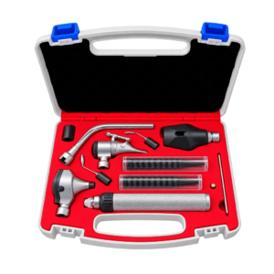 ENT Set Diagnostic Fiber Optic with 2 Extra Bulb