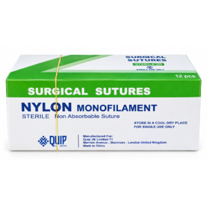 Nylon Monofilament (Non-Absorbable Surgical Sutures) 12pcs